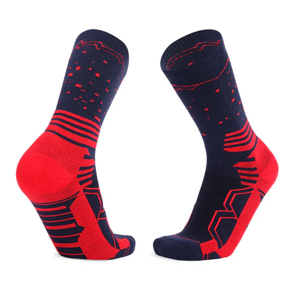 Calcetines largos Running Sport Azul /Gris