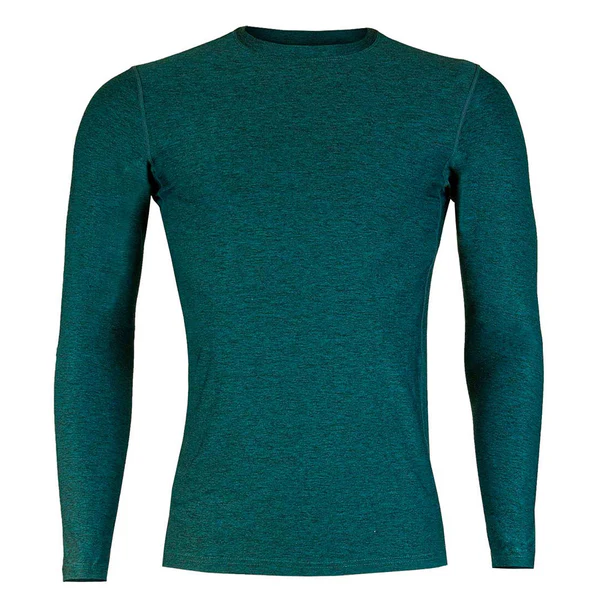 Polera DryFit manga larga Bangsi hombre verde petroleo