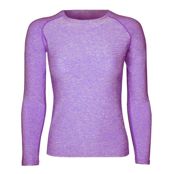 Polera DryFit manga larga Bangsi mujer lila