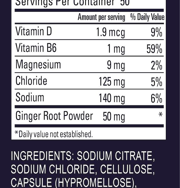 Alternative view of GU Electrolyte Capsules – 50 Srv Bottle