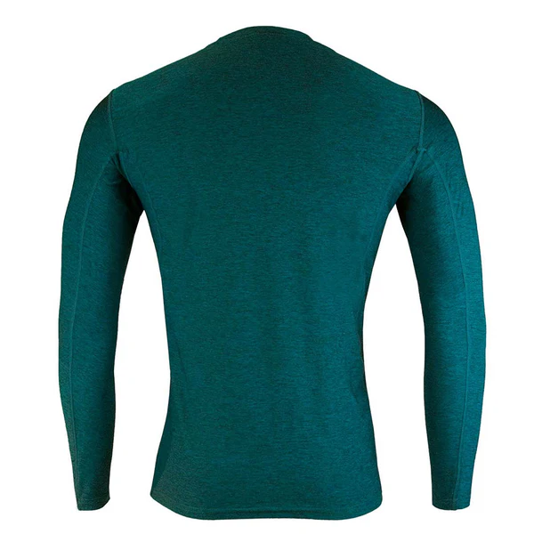 Alternative view of Polera DryFit manga larga Bangsi hombre verde petroleo
