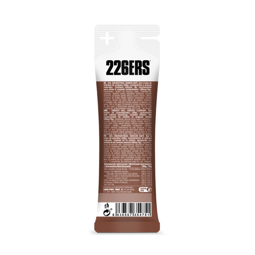 HIGH ENERGY GEL 76 G EXPRESSO - Imagen 2