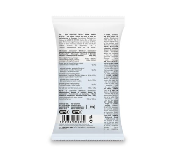 Alternative view of HIGH FRUCTOSE ENERGY DRINK NEUTRAL – MONODOSIS
