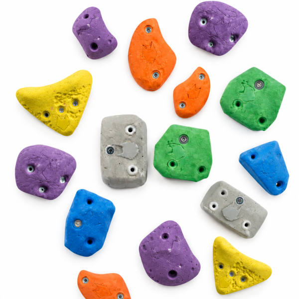 Set De Presas De Escalada Para Muro Boulder Colores S