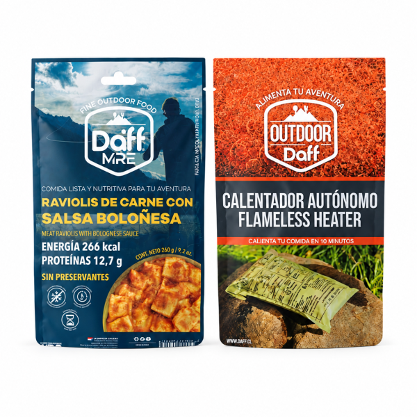 Pack Calentador de Comida - Alimento listo para Consumir