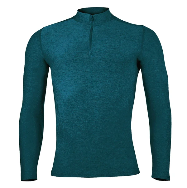 Polera Dry Fit Manga Larga Con Cierre Pale Hombre